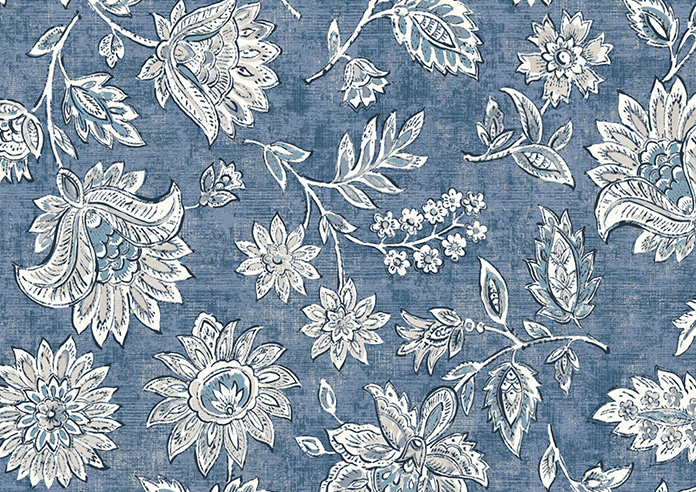 Library, Indian Blue - Roller Blind - Image 6